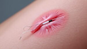 découvrez des conseils pratiques pour gérer un fil résorbable qui dépasse de votre cicatrice et assurer une guérison optimale en toute sécurité.